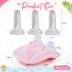 Hoolerry Ice Cube Molds Cube Trays Fun Shapes Silicone Ice Ball Maker with Lid for Whiskey Cocktails Juice Drinks Beverage Crafting Accessories White Elephant Gifting(Pink,Classic Style)