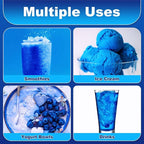 Blue Spirulina Powder - 40g Natural Blue Food Coloring, No Fishy Smell, 100% Vegan Phycocyanin Extract Spirulina Powder, Plant Based Food Dye for Cake Decorating, Smoothie, Baking, Drinks