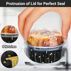 EUSOAR Aluminum Foil Baking Ramekins, 100pcs 5oz 125ml Muffin Liners with Lids, Silver, Both Disposable and Reusable, Perfect for Parties, Holidays, Celebrations