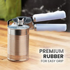 Zulay Kitchen Manual Can Opener with Bottle Opener with Turn Knob