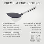 Made In Cookware - Rubber Spatula - Harbour Blue - Versatile Kitchen Essential - Dishwasher Safe