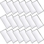 18 Pcs Baking Sheet Pan Set 13.8 × 9.8 × 0.6 Inches Cookie Sheet Large Toaster Oven Pans Stainless Steel Tray Barbecue Grill Pan Rectangle Trays Oven, Non-Stick, Easy Clean