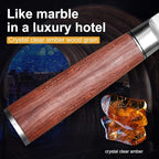 8 inch Kitchen Chef's Knife, German High Carbon Stainless Steel Sharp Knife, Professional Meat Knife with Brazilian Rosewood Handle and Gift Box for Family & Restaurant
