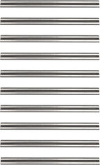 Paint Scraper Carbide Blades Double-Edged Reversible Replacement Blade (3-1/4"(82MM)) By LU&MN