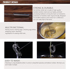 Whisk,Spiral Whisks Egg Beater for Blending Mixing Stirring, Non-Stick Stainless Steel Whisk,11.2 inch