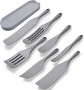 Tongjude Silicone Spurtle Set, Silicone Spatula Set, Heat Resistant Cooking Utensil for Nonstick Cookware, Serving，Baking, Whisking, Smashing, Scooping, Spreading, 8 Piece