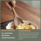 Muso Wood Acacia Salad Servers, 12-inch Wooden Salad Tongs for Serving Salad Mixes, Set of 2 (Acacia salad servers)