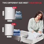 Vacuum Storage Bags for Travel, 8 Pack Vacuum Seal Bags for Clothing Travel, Vacuum Sealer Bags with High Pressure Electric Pump, Portable Space Saver Bags for Luggage Traveling