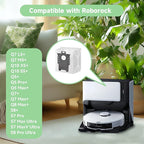 14 Pack Q5 bag replacement for Roborock Q7 M5+, Q5 Max+, Q10 s5+, Q10 X5+, Q8 MAX+, Q7 MAX+, S7 Max Ultra, S8+ Robot Vacuum, Large Capacity Bags