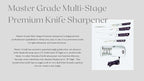 Multi-Stage Home Electric Knife Sharpener for All Knives, Knife Sharpeners for Kitchen Knives Premium version