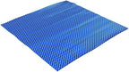 Restaurantware 12" x 12" Rippled Aluminum Foil Food Wrap and Fry Basket Liner: Perfect for Restaurant Take Out Bakeries and Food Trucks - Royal Blue Polka Dot Foil Sandwich Wraps - 500-CT