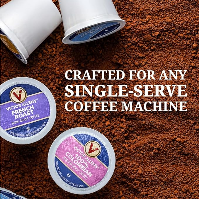Victor Allen's Coffee Sweet and Salty Flavored Coffee Variety Pack 96 Count, Single Serve Coffee Pods for Keurig K-Cup Brewers