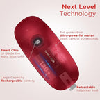 Canslab Ultrablade PRO Auto Stop Can Opener - Rechargeable Electric Can Opener for Kitchen for Seniors with Arthritis- One touch Side Cut Can Opener, Smooth Edge, Handfree, Portable Small Size, Red