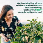 Copper Cow Premium Vietnamese Whole Bean Coffee, 12 OZ | Organic Classic | Dark Roast | Vietnamese Coffee