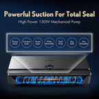 Vacuum Sealer for Food 90Kpa Powerful Vacuum Sealing Machine 7 in 1 Modes with Freshness Storage Bag Powerful Big Size (Don't Need Press)