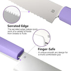 7.5" Serrated Bread Knife for Homemade Bread, Razor Sharp AR-RPM9 Steel & Innovative Wavy Edge, Professional Serrated Knife for Sourdough Bread Cake, Gift Box for Baker Home Chefs