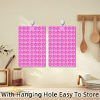 2 PCS Mini Silicone Molds, 138 Cavity Dog Paw Print Non-Stick Silicone Molds for Baking Biscuits, Cookie, Candy, Chocolate, Jelly Pet Treats Mold