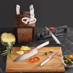 Cangshan HELENA Series German Steel Forged Knife Block Set (10-Piece, White)
