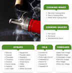 Wine Stopper & Pourer 2 in1,Bottle Stopper,Wine Bottle Stopper,Bar Pour Bottles,Suitable for Alcohol, Wine for Bar Accessories-2Pcs
