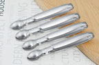 Sugar Tongs 4-Inch Mini Serving Tongs Stainless Steel Appetizer Tongs, Set of 4