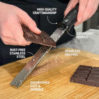 Microplane Classic Twin Pack - 12" Black Zester Grater with Surgical-Grade Stainless Steel Blade