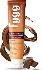 Fygg Nano Hydroxyapatite Toothpaste with Prebiotics | Fluoride & SLS Free with Hydroxyapatite | Remineralizing nHA Tooth Paste for Sensitive Teeth | Chocolate Swirl, 4 Oz