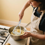 18/0 Stainless Steel Potato Mashers, 10.7-in Kitchen Masher Tool for Avocado Vegetable Sauce Butter, Heavy Duty, Dishwasher Safe, Pack of 2