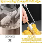 orn Cob Stripper, Long Handle Corn Peeler for Corn on the Cob Stainless Steel Corn Stripping Tool Fast and Safe, Suitable for Home Kitchens, Restaurant Chefs, Outdoor Dining Enthusiasts