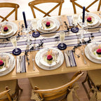Villeroy & Boch Vieux Luxembourg Rim Soup, 9 in, Premium Porcelain, White/Blue