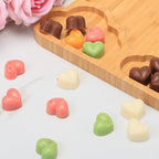 Heart Chocolate Molds Silicone, Small Gummy Molds Shaped Heart for Fondant/Fruit Snacks, Candy Molds Silicone for Valentine/Anniversary/Wedding, Wax Melt Molds 15 Cavities, 8 ml