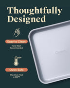 Caraway Non-Stick Ceramic 9” Square Pan - Naturally Slick Ceramic Coating - Non-Toxic, PTFE & PFOA Free - Perfect for Brownies, Lemon Bars, Cakes, & More - Navy
