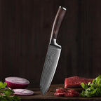 Wakoli EDIB 4-Piece Damascus Knife Set – Professional Kitchen Knives | Genuine Damascus Steel Blades with VG10 Core | Ergonomic Pakkawood Handles | Premium Chef Knife Gift Set