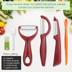 Senbowe Upgrade Potato Peeler for Kitchen, 6PCS Stainless Steel Vegetable Peeler, I and Y Veggie Food Peeler for Apple Fruit Carrot Zucchini Cucumber,Good Grip Makes Peeling Very Easy