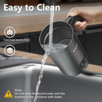 BIZEWO Milk Frother Electric, Warm and Cold Milk Steamer, 4 IN 1 Automatic Milk Warmer Stainless Steel with Touch Screen for Coffee, Latte, Macchiato, Cappuccino, Hot Chocolate