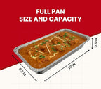 Flameless Food Warming Pads (6 Pack) - Food Warmers for Parties Buffet Disposable - Party Buffet Servers and Warmers for Full Size Pans - Heating Pads for Chafing Dish- Must-Have Catering Supplies