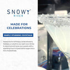 Snowy River Pearl, Cocktail & Margarita Sugar Rimmer - Vibrant Color Glass Rimming Sugar with Medium Crystal Texture - 16oz
