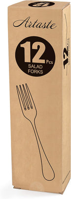 Artaste Rain 18/10 Stainless Steel (Silver (Set of 12), Salad Fork (7-Inch))