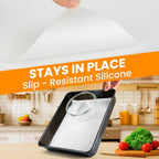 Cut to Size Silicone Baking Mat Roll - Best German Silicone - Non Stick Pastry Dough Rolling Mat, Heat Ressiatnt Air Fryer Freeze Dryer Mat, Non-slip Silicone Pan Liner