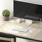 16 x 84 Inch Clear Table Cover Protector, Clear Desk Mat, Transparent Table Protector, 1.5mm Plastic Table Cover, Vinyl Table Protector