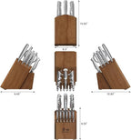 Cangshan Sanford Series 1027051 German Steel 17-Piece Knife Block Set