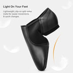 Stelle Jazz Shoes for Women Men Leather Upper Slip-on Dance Shoes Unisex