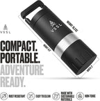 VSSL Java G25 Coffee Manual Coffee Grinder, Up To 25 Gram Capacity, Stainless Steel Conical Burr, Black