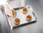 CURTA 12 Pack Aluminum Sheet Pan, NSF Listed Half Size 13 x 9 inch Commercial Bakery Cake Bun Pan, Baking Tray