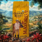 Mayorga Dark Roast Coffee 5lb bag Cubano Roast 100% Arabica Café Whole Coffee Beans - Smoothest Organic Coffee - Specialty Grade, Non-GMO, Direct Trade
