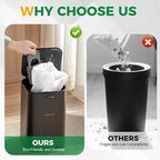 16 Pack Vacuum Bags for i7, i7+, i7Plus, i8, i8+, i3, i3+, i4, i4+, i6, i6+, s9, s9+, s9Plus, i and s Series Clean Base Automatic Dirt Disposal Bags