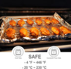 CHEFMADE Roasting Pan with Rack, 13-Inch Non-Stick Rectangular Shallow Dish Sheet Pan with Wire Rack for Oven Baking, BBQ, Jelly Roll and Roasting 9" x 13" x 1" (Champagne Gold)