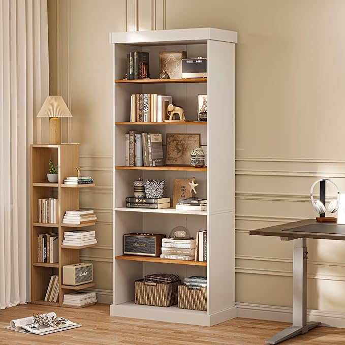 70.8" Tall Farmhouse Kitchen Pantry Cabinet with Glass Doors, Modular Wooden Storage Cabinet with 6-Tier Adjustable Shelves, Hutch for Kitchen or Living Room, White, Set of 3