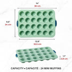 Starfrit Silicone Baking Pans - 24 Mini Muffins