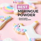 Meringue Powder (14oz) For Royal Icing, Premium Quality, High Egg White Formula, Create Incredible Royal Icing or Frosting for Sugar Cookies, Naturally Flavored, Verified Gluten Free, Non-GMO Sourced