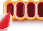 ZOKU Mod Pops, 6 Classic Popsicle Molds in One Compact Tray With Sticks and Drip Guards, Easy-Release, BPA-free